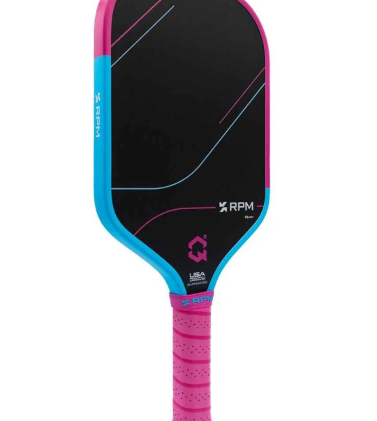 RPM Q2 COTTON CANDY 16MM ELONGATED PICKLEBALL PADDLE