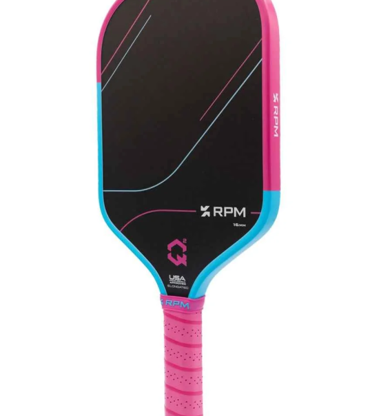 RPM Q2 COTTON CANDY 16MM ELONGATED PICKLEBALL PADDLE