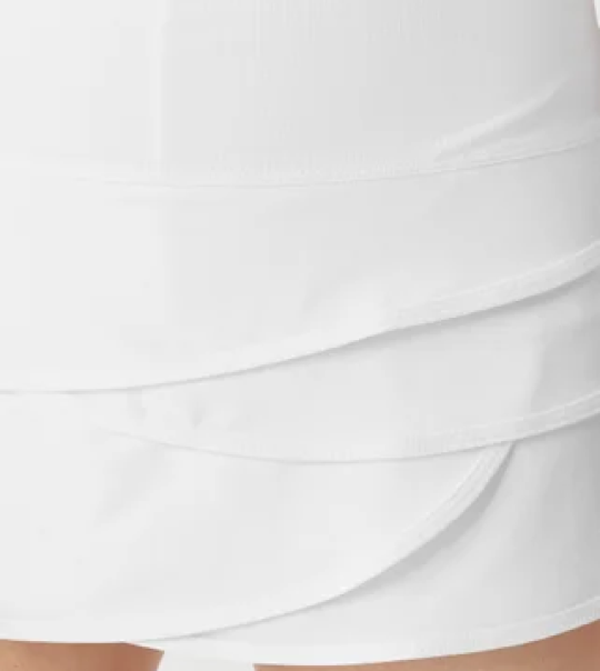 Lucky in Love Women's Core Scallop Skirt - White