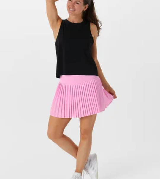Fabletics Women's Feather Tech Muscle Tank - Black