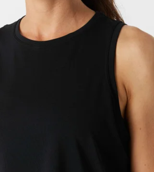 Fabletics Women's Feather Tech Muscle Tank - Black