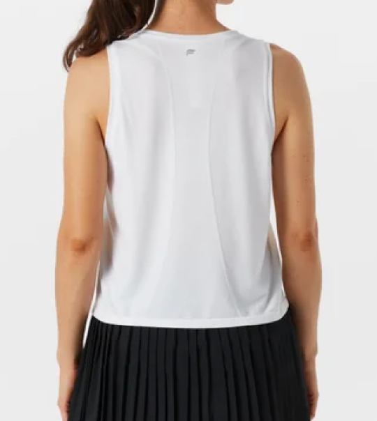 Fabletics Women's Feather Tech Muscle Tank - White
