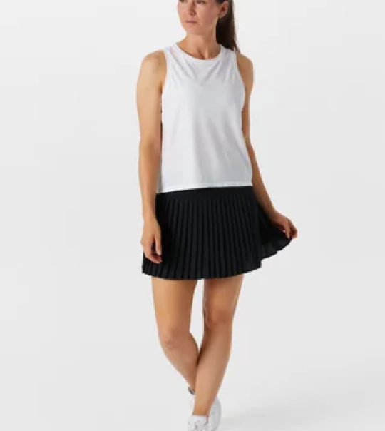 Fabletics Women's Feather Tech Muscle Tank - White