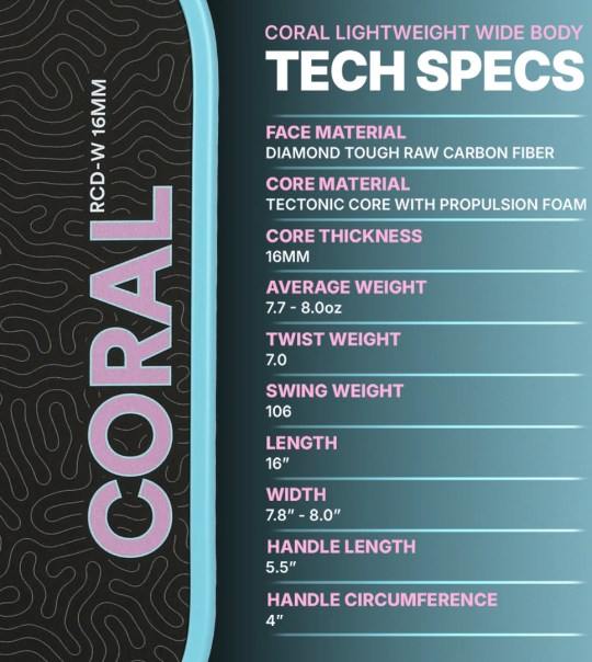 Coral 16mm Lightweight