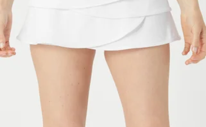 Lucky in Love Women's Core Scallop Skirt - White