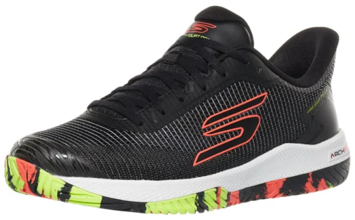 Skechers Viper Court Pro 2 Bk/Mult Men's Pickle Shoes