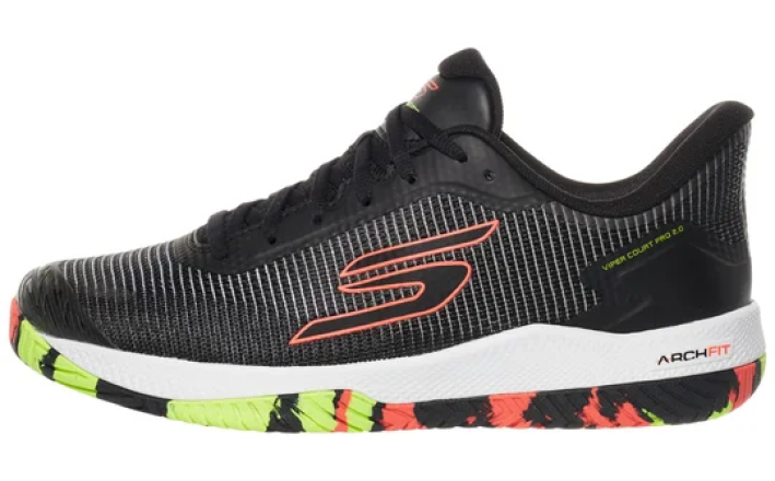 Skechers Viper Court Pro 2 Bk/Mult Men's Pickle Shoes