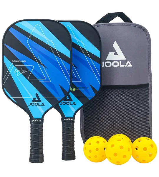 JOOLA Ben Johns Blue Lightning Pickleball Paddle Set